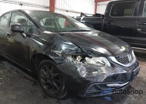 2013 Honda Civic из США, поврежденный, VIN 28GFB2F59DH562775